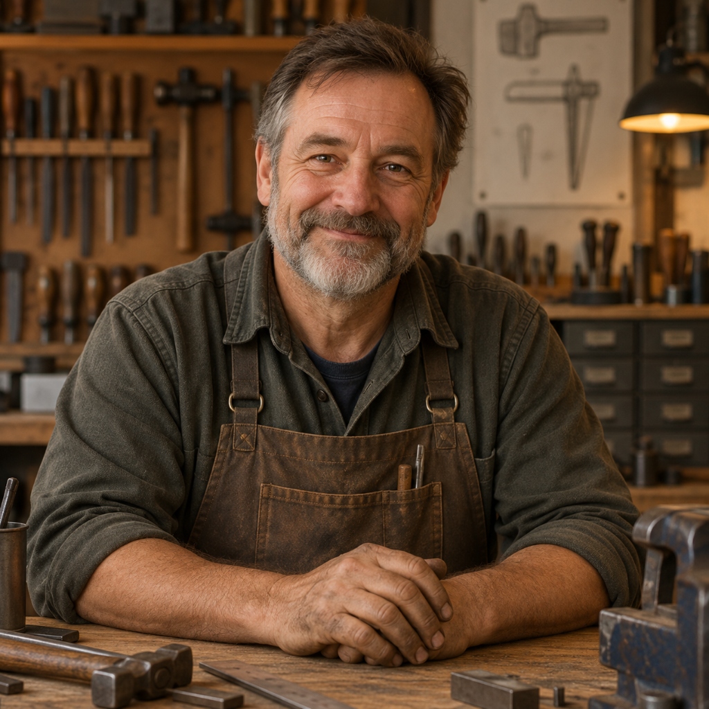The Toolmaker — a craftsman in a workshop